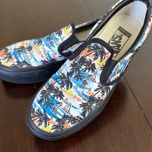 Vans Colorful Island Print Slip-Ons